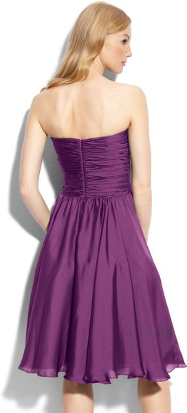 ... Bridesmaids Strapless Dress (Nordstrom Exclusive) in Purple (eggplant