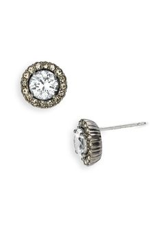 Nadri Round Cubic Zirconia Stud Earrings - Lyst