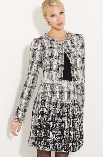 Oscar de la Renta Tweed Jacket - Lyst