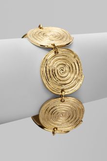 Oscar de la Renta Russian Gold Disc Bracelet - Lyst
