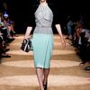 Proenza Schouler Spring 2012 KneeLength TwoPiece Dress With Knitted Sleeves in Multicolor - Lyst