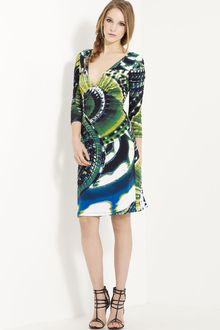 Roberto Cavalli Nautilus Print Dress - Lyst