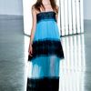 Rodarte Spring 2012 Chiffon and Lace Maxi Dress in Blue - Lyst