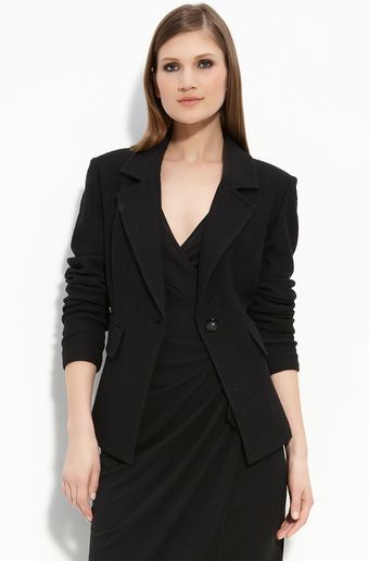  Collection Bouclé Knit Blazer 