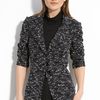 St. John Collection Rive Gauche Tweed Knit Blazer in Multicolor (caviar multi) - Lyst