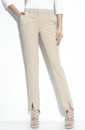 St. John Evening Crepe Ankle Pants - Lyst