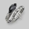 Stephen Webster Grey Cats Eye Crystal Haze & Sterling Silver Snake Bracelet in Silver - Lyst