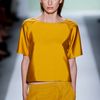 Tibi Spring 2012 Gold Tee in Gold - Lyst