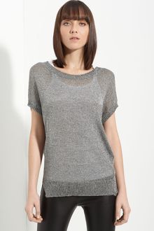 Vince Metallic Sweater - Lyst