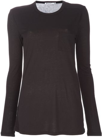 Alexander Wang Long Sleeved Top - Lyst
