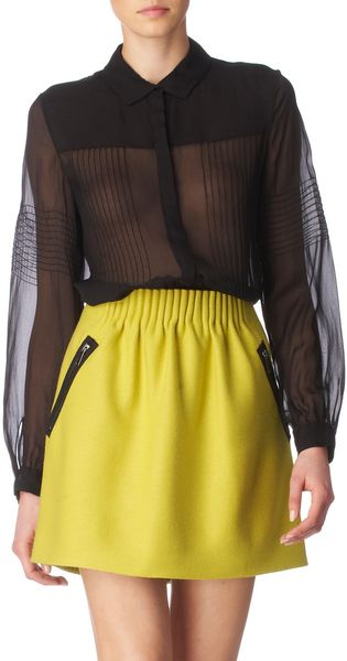 Matthew Williamson Pleated Blouse - Lyst
