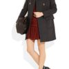 Miu Miu Twotone Leather Ankle Boots in Brown (taupe) - Lyst