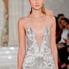 Ralph Lauren Spring 2012 Embellished Long Evening Dress in Silver - Lyst