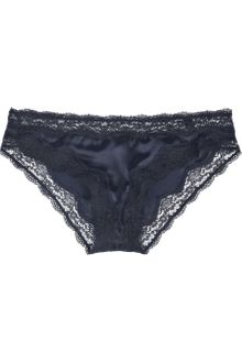 Stella McCartney Clara Whispering Stretch Silk-satin Briefs - Lyst