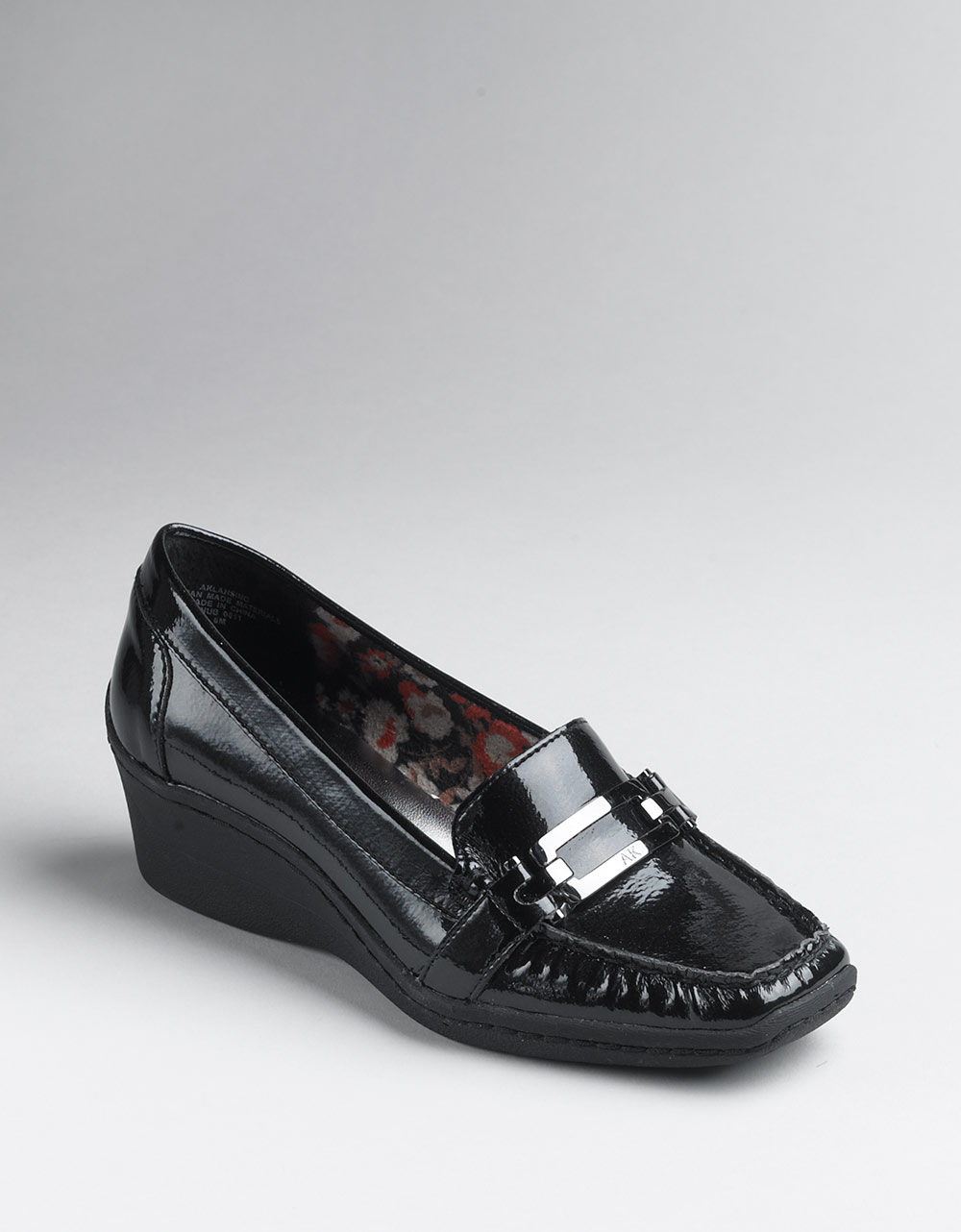 anne klein black loafers