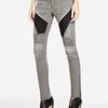 Bcbgmaxazria Jada Black Denim Pants in Black (black shades) - Lyst