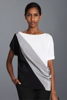 BCBGMAXAZRIA Lacey Color-blocked Top - Lyst
