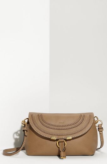  Marcie Calfskin Leather Shoulder Crossbody Bag 