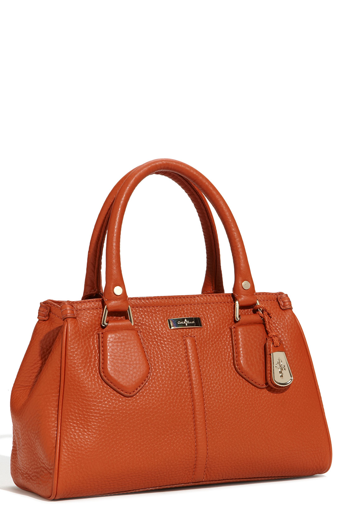 cole haan orange purse