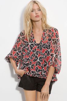 Diane Von Furstenberg Silk Blouse - Lyst