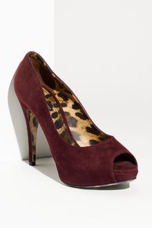Dolce & Gabbana Peep Toe Platform Pump - Lyst