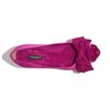 Dolce & Gabbana Lace Bow Satin Pump in Pink - Lyst