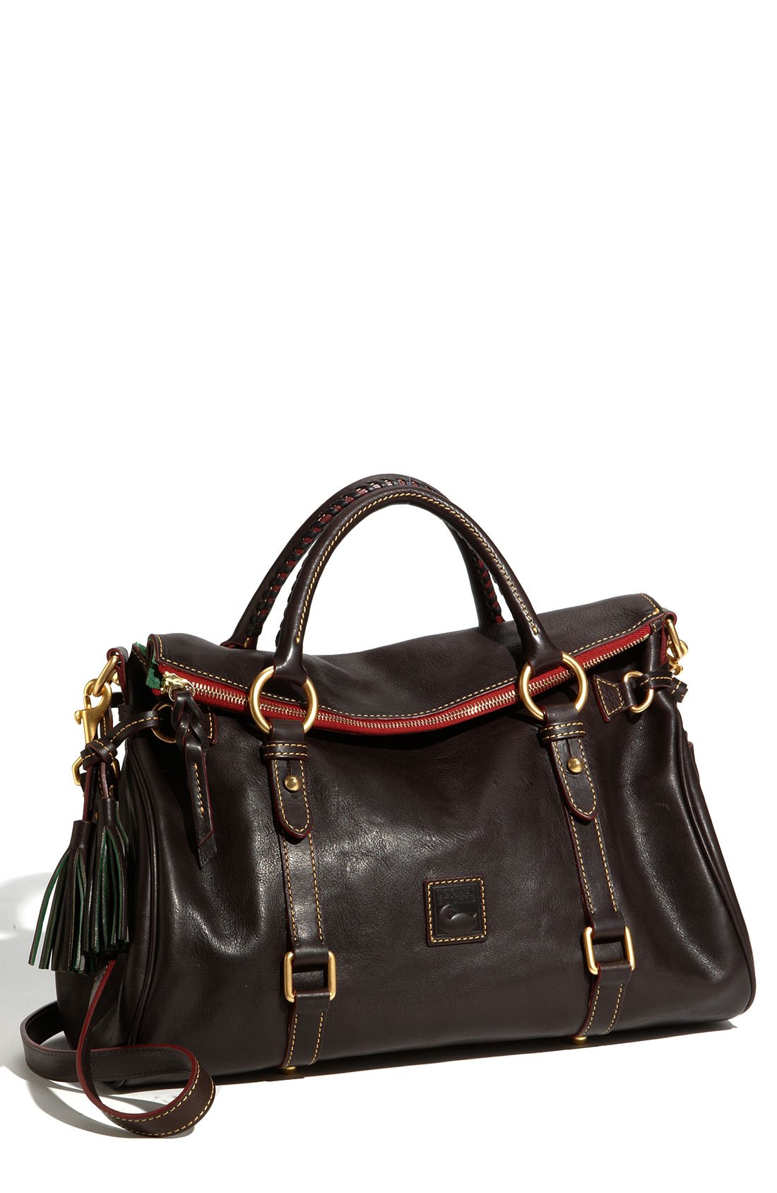 dooney leather satchel