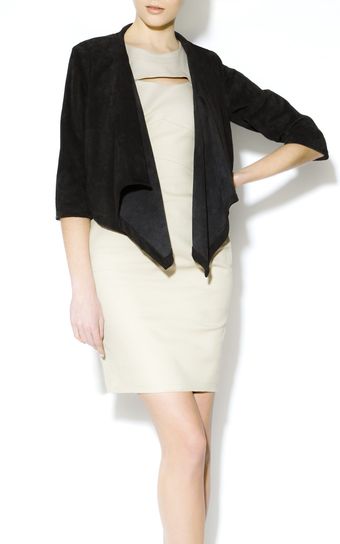  Suede Wrap Jacket 