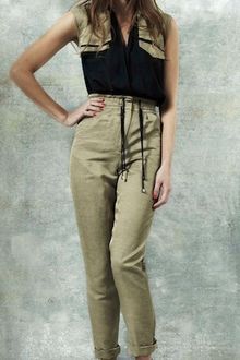 Goodone Linen And Jersey Jumpsuit By - Lyst