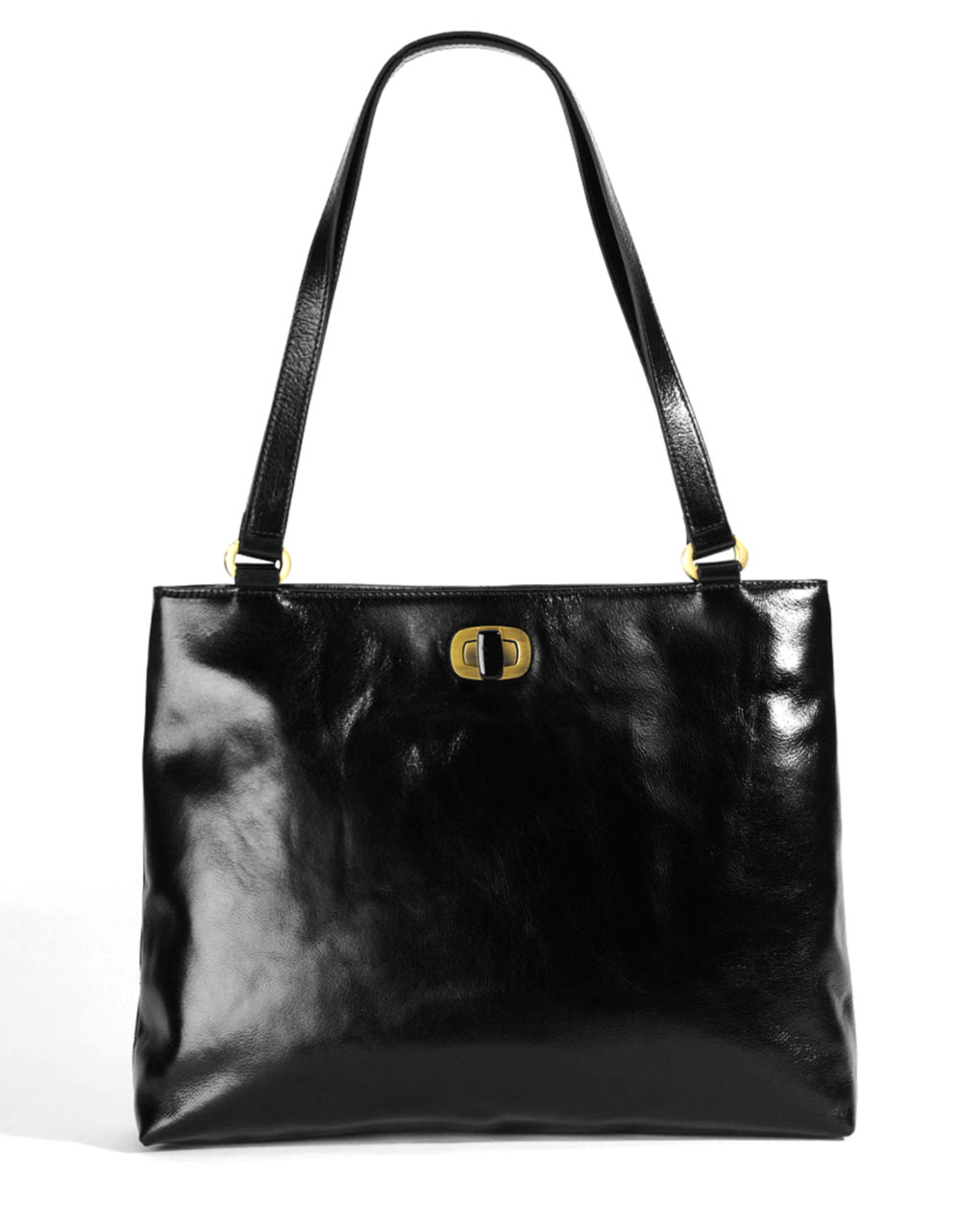 Hobo International Debora Leather Tote Bag in Black | Lyst