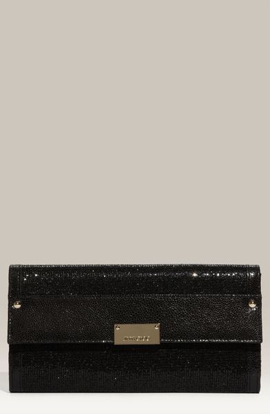 Jimmy Choo Reese Clutch in Black - Lyst