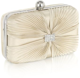 Julia Cocco' Satin Evening Clutch W/chain Strap - Lyst