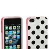 Kate Spade Rigid Iphone 4 & 4s Cover in White (white/ black dots/ pink) - Lyst