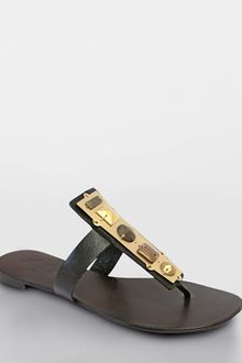 Plenty By Tracy Reese Cai Embellished Leather Sandals - Lyst