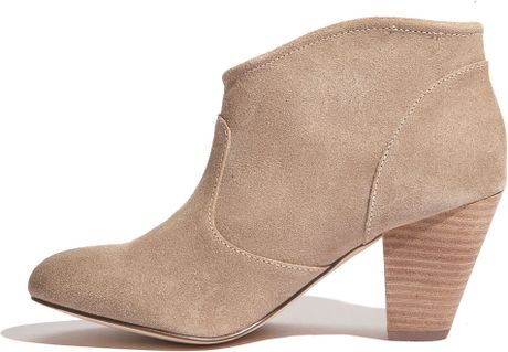 report tan booties