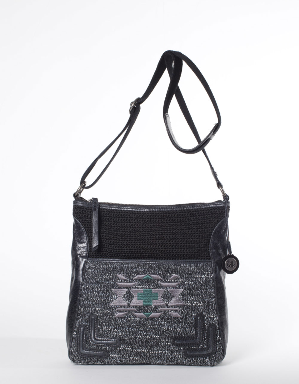 The Sak Iris Leather Crossbody Bag in Gray (grey) Lyst