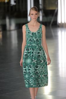 Jonathan Saunders Kaleidoscope-print Flare Dress - Lyst