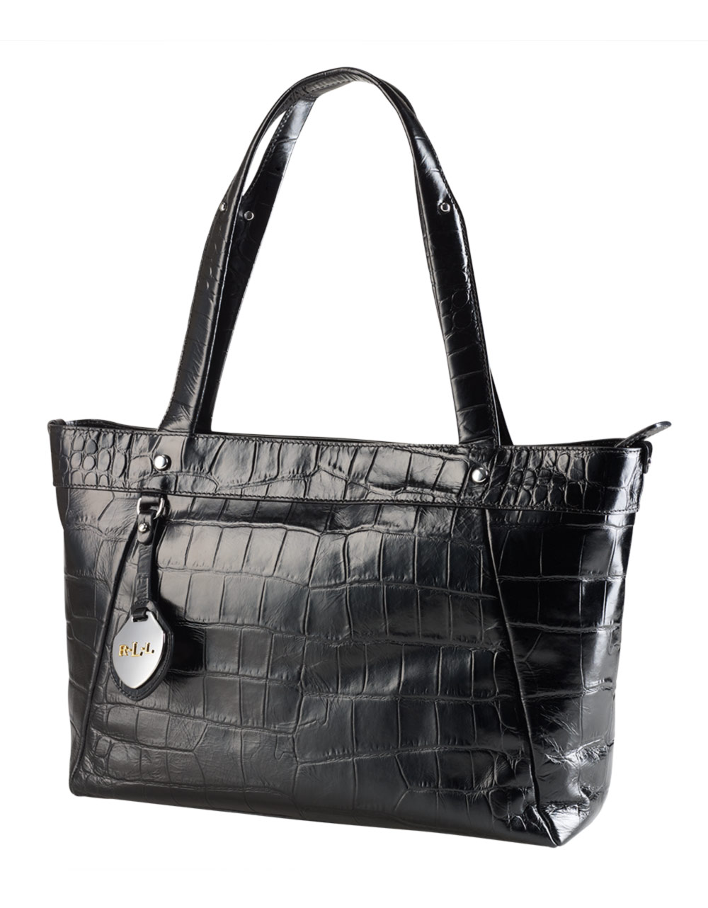 ralph lauren croc tote