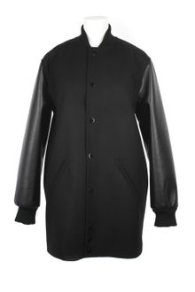 Givenchy Boiled Wool and Polyester Coat - Lyst