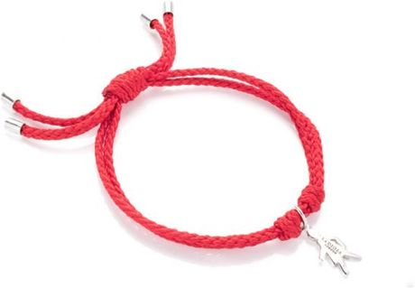 La Diosa Jewellery Nmcf Bracelet: Love in Silver (red) - Lyst