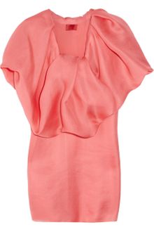 Lanvin Silk-gazar Dress - Lyst