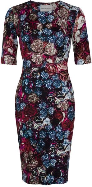 Mary Katrantzou Wild Rose Jersey Dress - Lyst