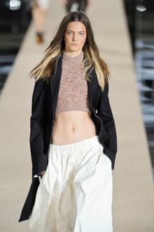 Acne Spring 2012 Long Coat in black - Lyst