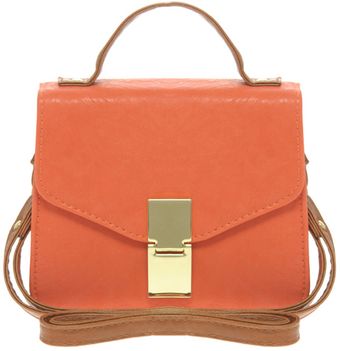  Asos Contrast Handle Flat Lock Across Body 