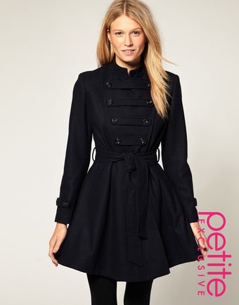  Asos Petite Exclusive Military Coat 