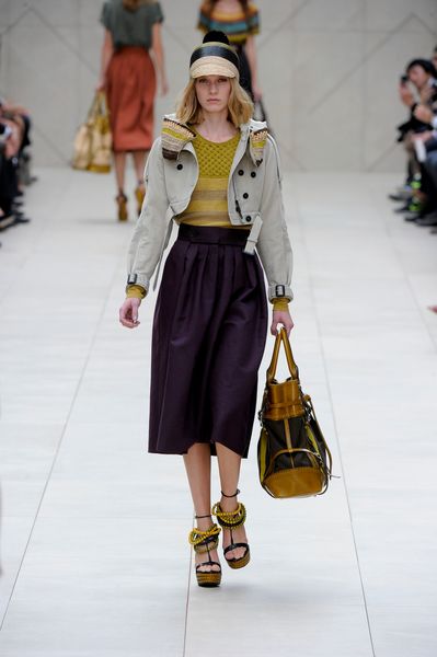 Burberry Prorsum Spring 2012 Raffia PomPom Hat in Black - Lyst