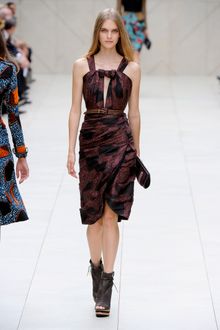Burberry Prorsum Spring 2012 Black Ankle Boots - Lyst
