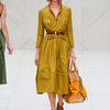 Burberry Prorsum Spring 2012 Raffia Wedge Sandals In Brown in Brown - Lyst