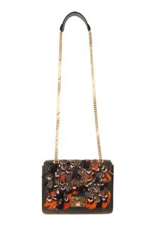 Emilio Pucci Suede and Calfskin Shoulder Bag - Lyst