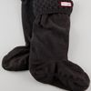 Hunter Basket Knit Welly Socks in Black - Lyst
